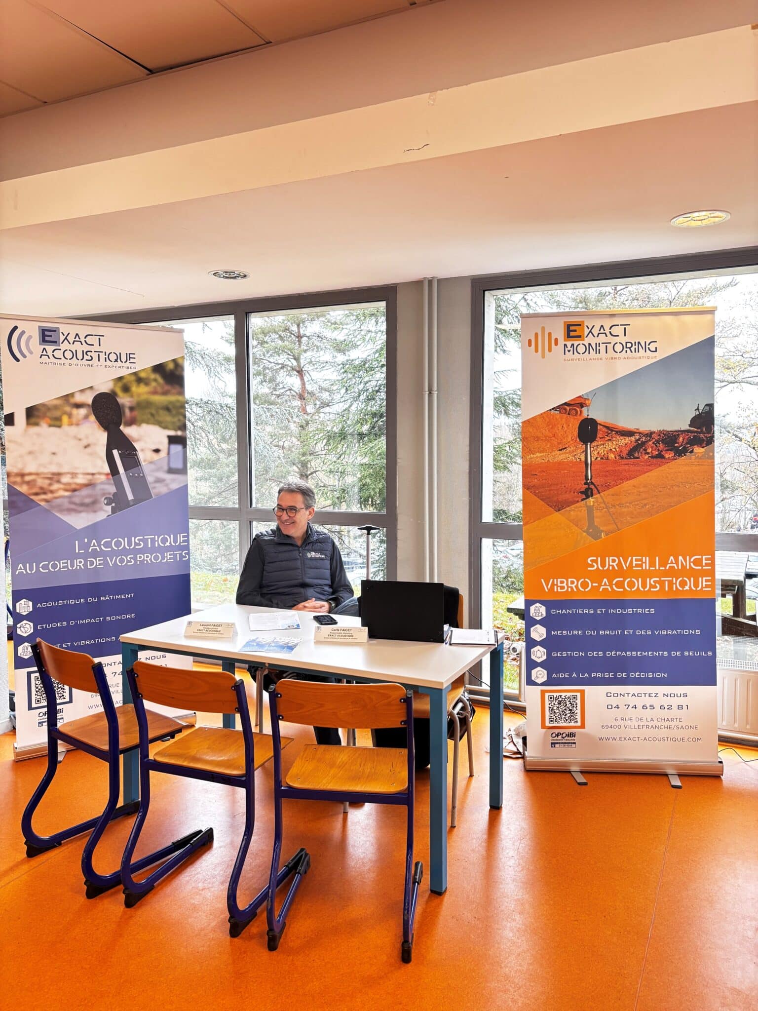 Journée des Métiers IUT Saint-Étienne : EXACT ACOUSTIQUE présent